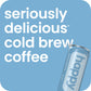 Happy Coffee Cold Brew, 11 Oz. Cans, 4 Count, Notes Of Chocolate & Genius, 100% Arabica Beans, No Artificial Flavors Or Sweetene