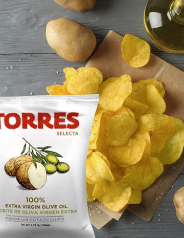 Generic [5 Pack] Mediterranean Sea Salt - 50G/ 1.76Oz - Torres Spanish Potato Chips Patatas Fritas Made In Barcelona, Spain (Sal