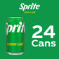 Sprite Soft Drink, 12 fl oz Cans, Pack of 24, Clear, Model 049000019384