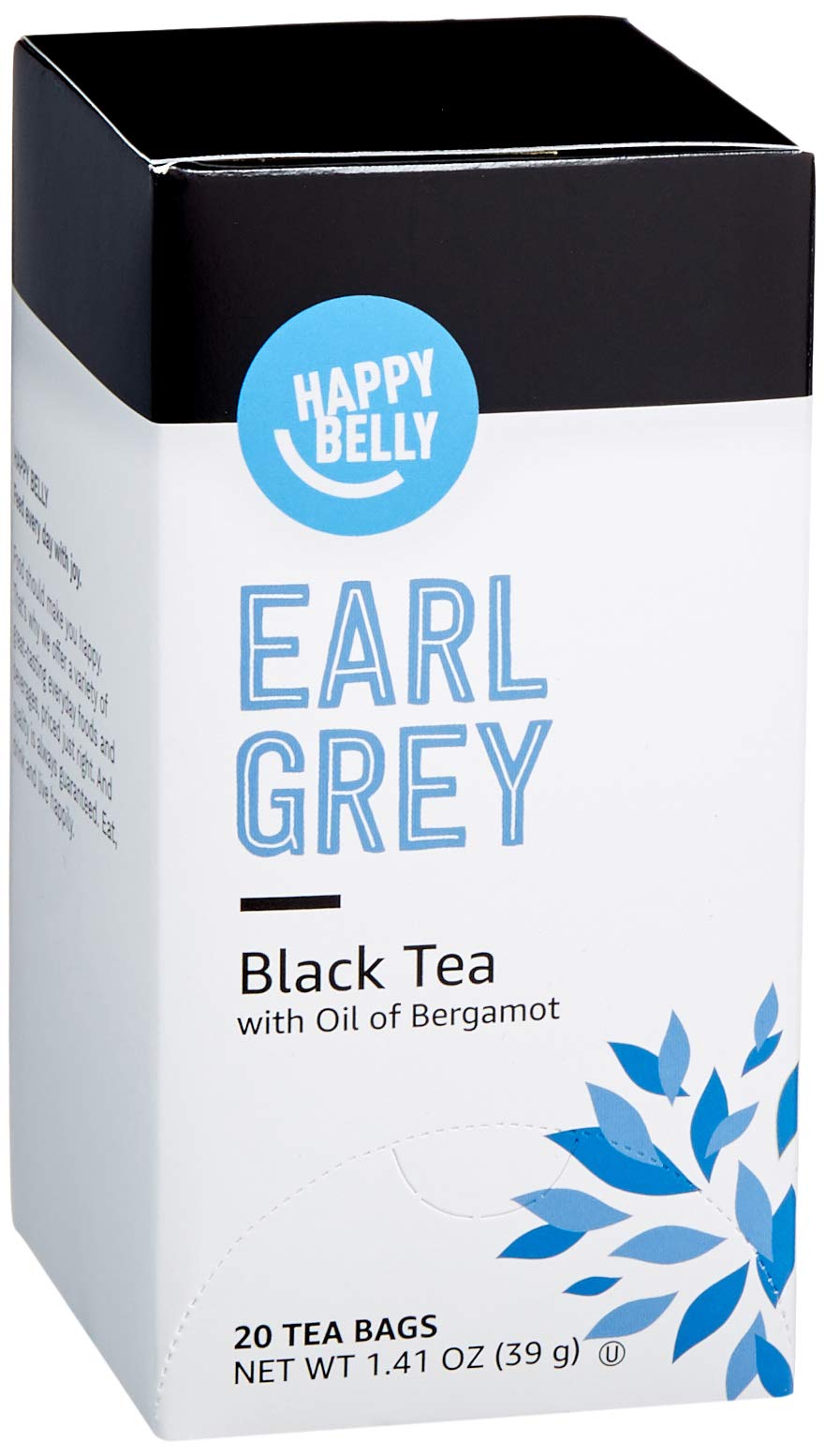 Happy Belly Earl Grey Tea Bags - 20 Count (Pack of 1)