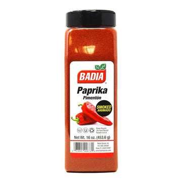 Badia Smoked Paprika, 16 oz - Rich Flavor for Cooking & Grilling, All-Natural Red Spice