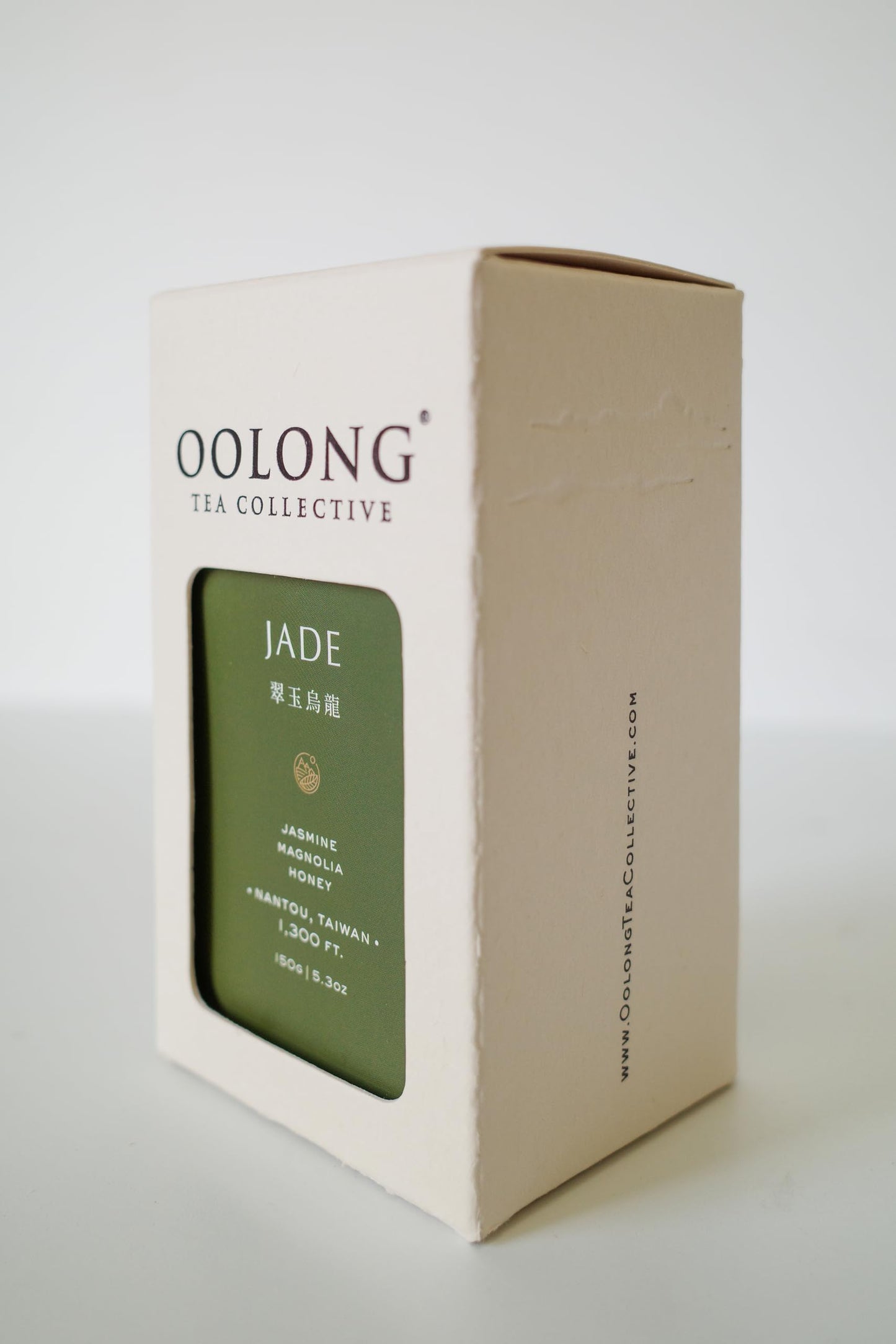 OOLONG TEA COLLECTIVE Jade Oolong Tea - Premium Loose Leaf, Floral Aroma, 150g (5.3oz)