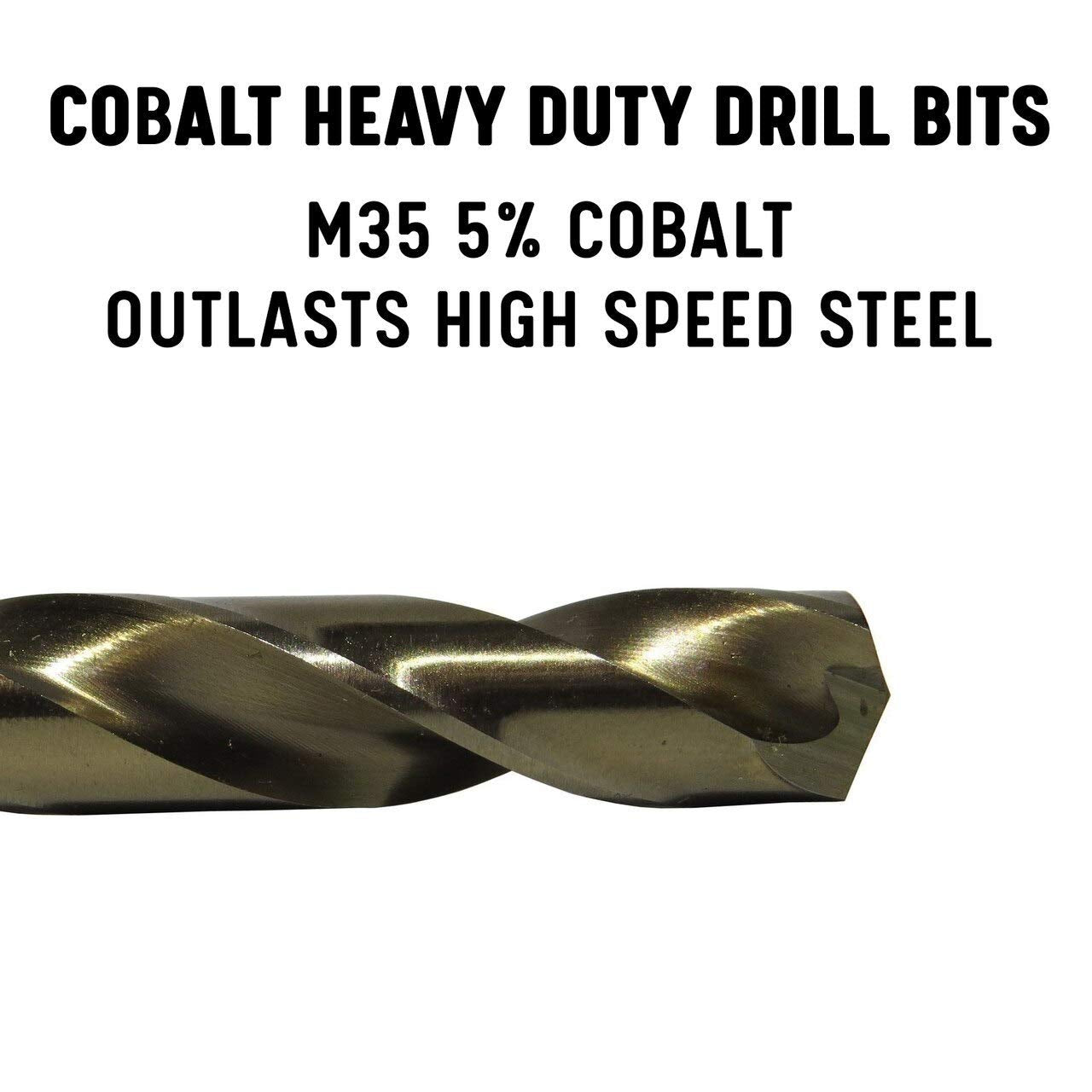 Drill America 40 X 6 Cobalt Aircraft Extension Drill Bit (Pack Of 12), Glbco Series