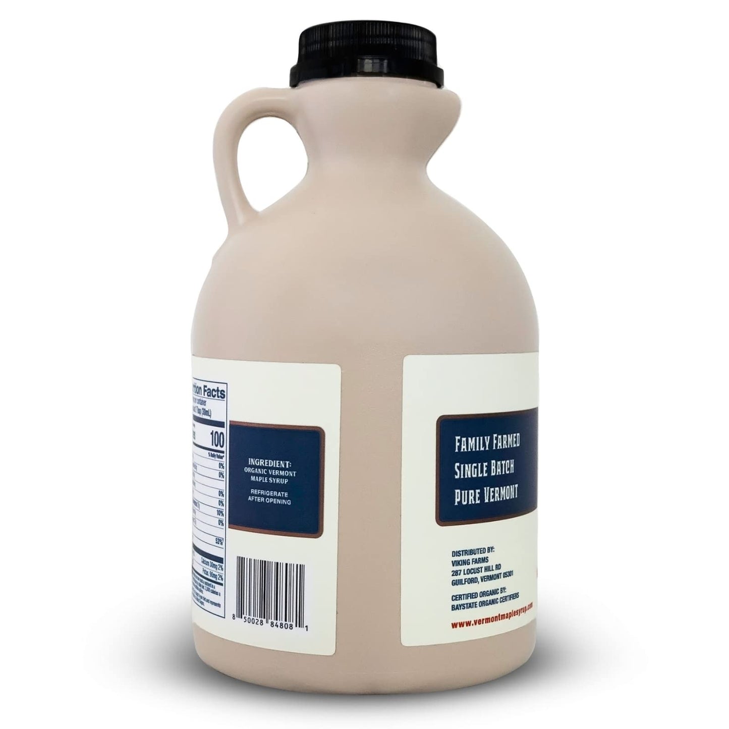 Vermont Maple Syrup - 100% Pure Organic Amber Rich Syrup for Pancakes & Waffles - 32 Fl Oz