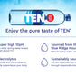 TEN Alkaline Spring Water, pH 10, High in Electrolytes, 16.9 Ounce Bottle (Pack of 24)
