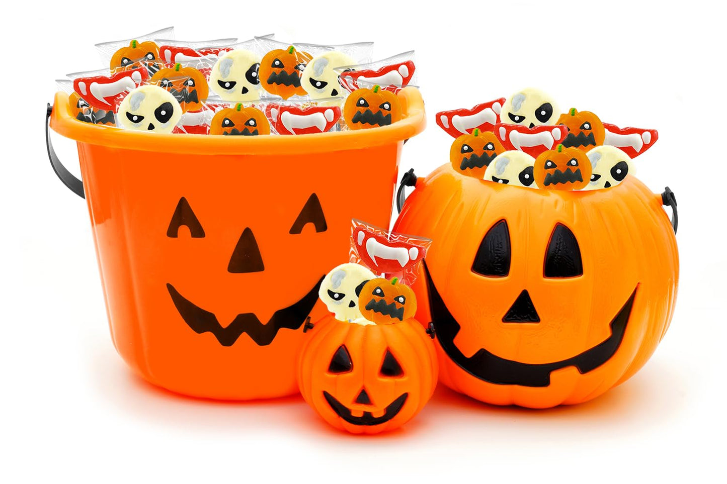 Fruidles Halloween Lollipop Suckers Candy, Multicolor, 12 Count, Individually Wrapped, Great for Goody Bags, Model 61-9T4R-PR6Z