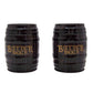 Wowser Harry Potter Inspired Butterbeer Chewy Candy, 2 Pack Barrel Tin, 1.5 Ounce, Fun and Delicious Treat, Brown