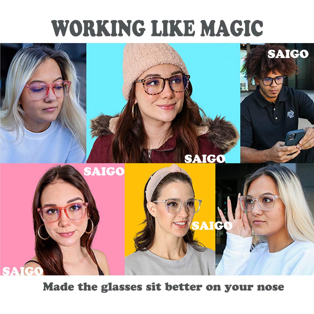 Soft Foam Nose Pads Self Adhesive Non-Slip Eyeglass Nose Pads, Thin Nosepads For Eyeglasses Sunglasses Glasses,12Pairs,1.0Mm Bla