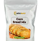 Molibake Corn Bread Mix - All-Natural Baking Mix for Bread Machine & Oven - 15 oz - Easy-to-Use with Corn Flakes & Sunflower Seeds