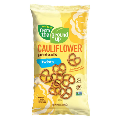 REAL FOOD FROM THE GROUND UP From the Ground Up Cauliflower Pretzel Twists - 12 Pack