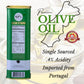 TASTE OF PORTUGAL Extra Virgin Olive Oil, Low Acidity 0.4%, 32 Fl Oz Tin, Light and Fruity