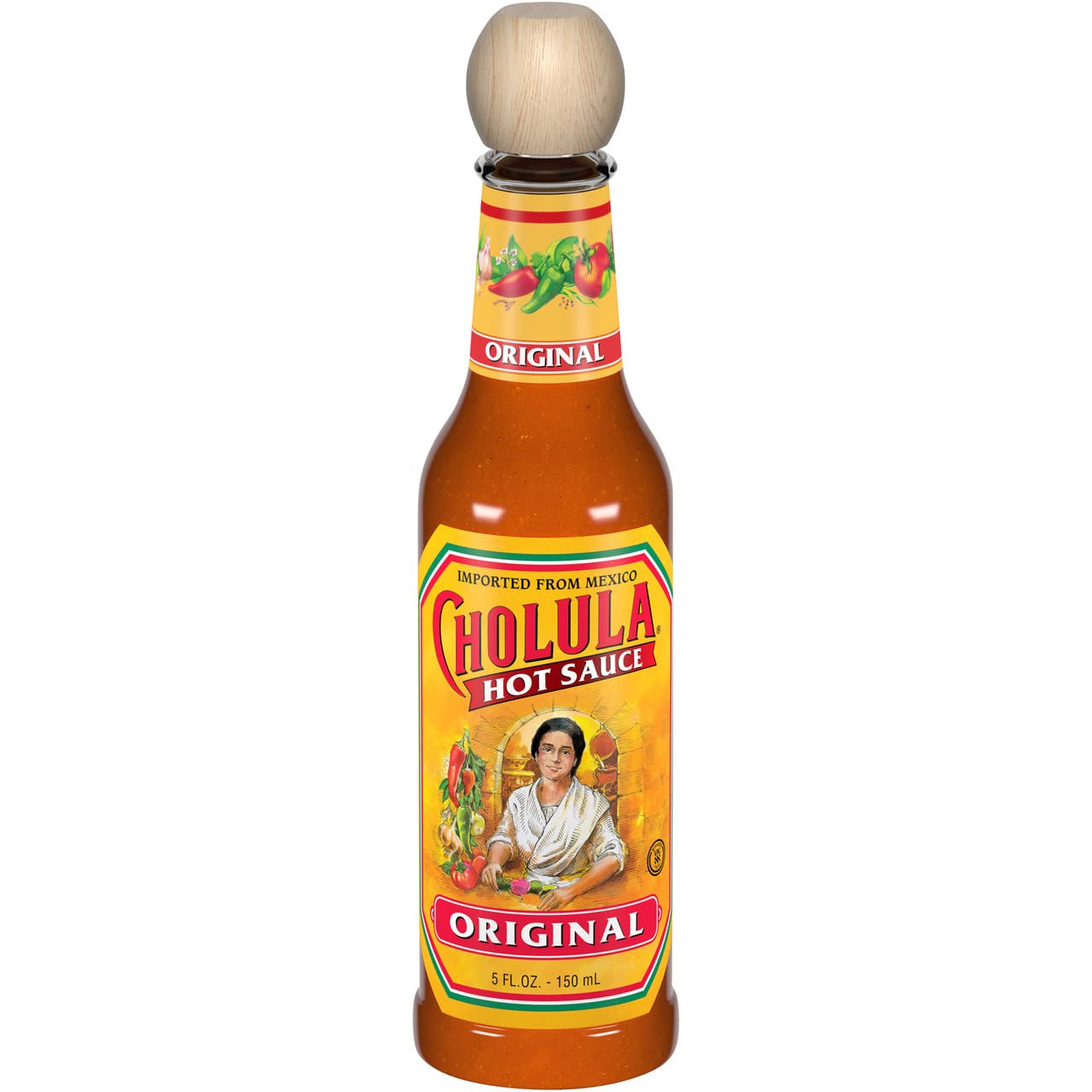 Cholula Hot Sauce, 5-Ounce Bottles (Pack Of 12)