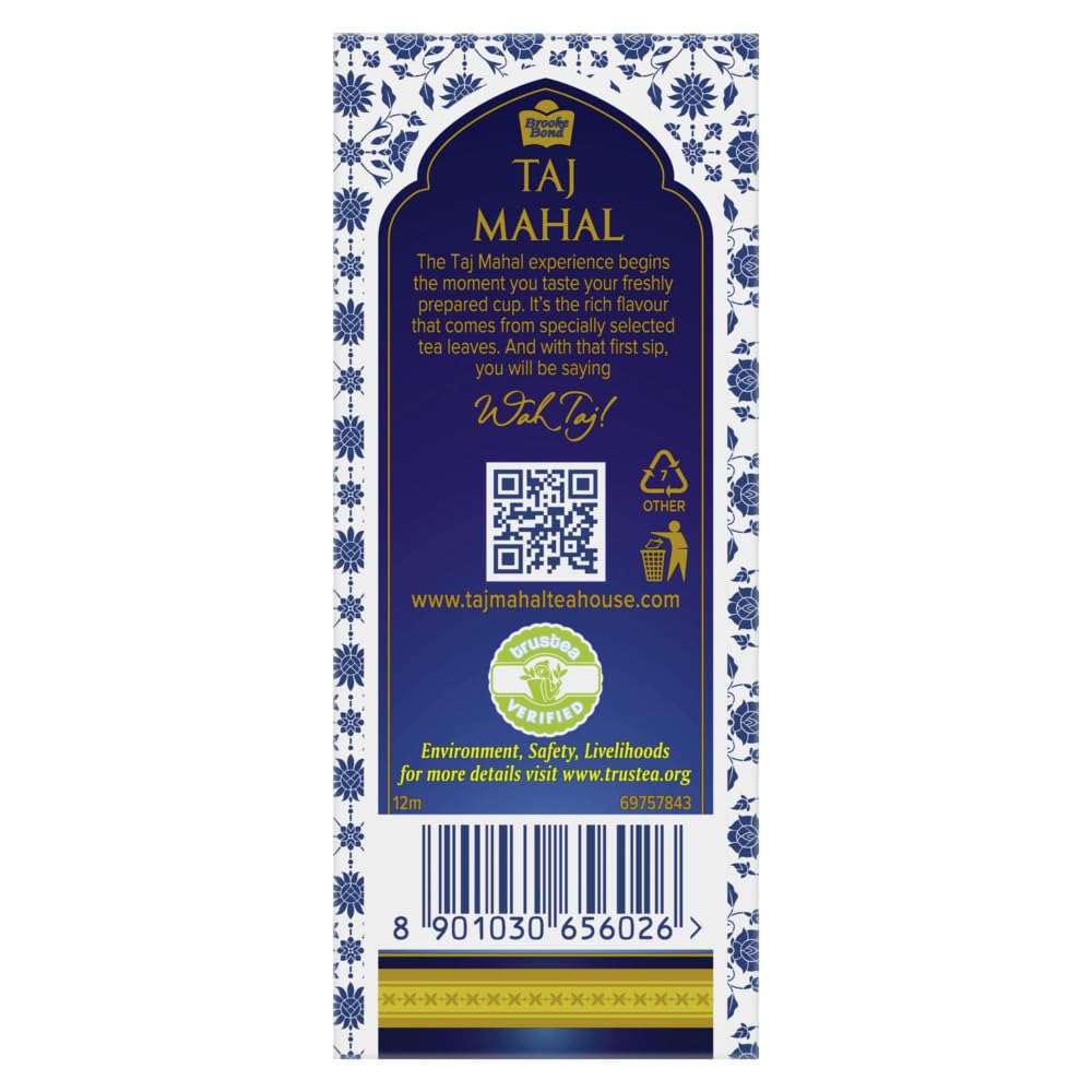 Brooke Bond Taj Mahal Tea, Unique,Rich Flavor, 100 Grams