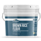Earthborn Elements Brown Rice Flour 1 Gallon Bucket, Gluten-Free, Baking