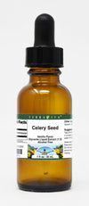 Celery Seed Glycerite Liquid Extract (1:5) - Vanilla Flavored (1 oz, ZIN: 513200) - 3 Pack