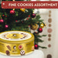 Pasticceria Matilde Vicenzi Minivoglie Butter Cookies Tin, Assortment of Traditional Italian Pastries, Holiday, Christmas, Hanuk