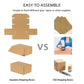 Trwcrt Shipping Boxes 9X6X4 Set Of 20, Corrugated Cardboard Box For Packing Small Business, Brown