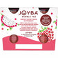 Joyba Raspberry Dragonfruit Black Tea Bubble Tea, 12 fl oz Cup (Pack of 4)