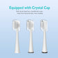 Replacement Brush Heads For ???????????????? ??????????-???????????? Flossing Toothbrush With Cover, Compact, 3 Count White, Har