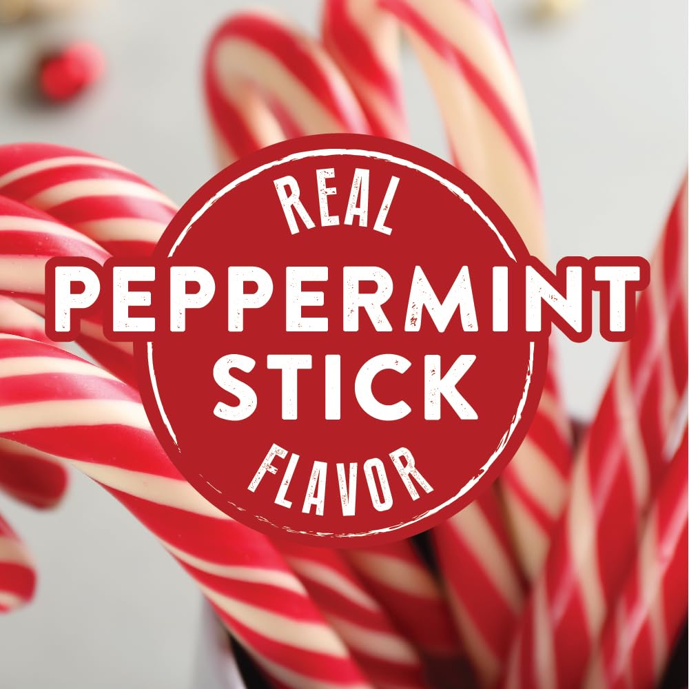 Two Rivers Coffee Peppermint Stick Flavored Ground Coffee, Perfectly Balanced, Always Smooth, Made With 100% Arabica Beans - Fla