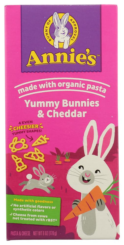 ANNIES HOMEGROWN MAC & CHS BUNNY, 6 OZ