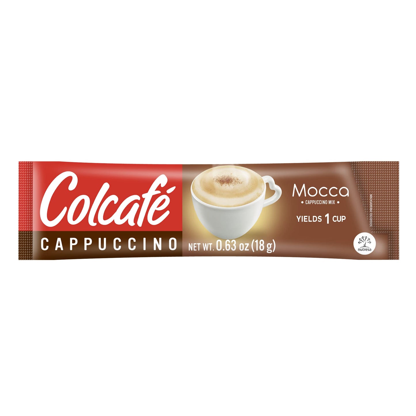 Colcafé Mocca Cappuccino Instant Mix | Convenient & Portable Packs | 100% Colombian Coffee | Make Hot Or Cold | 6 Count (Pack Of 2)