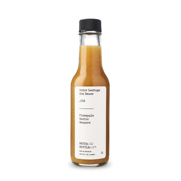 Seor Lechuga Hot Sauce - Hot Sauce Made From Carolina Reaper Peppers And Habanero Pepper - .003 Pineapple  Garlic  Reaper
