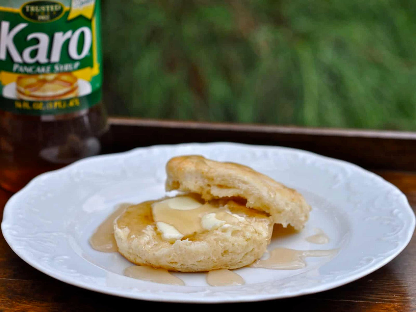 KARO Pancake Syrup, 16 fl oz (Pack of 2) with Measuring Spoon