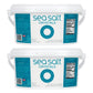 Cornish Sea Salt Mineral Crystals, Hand-Harvested, 52.8 oz Resealable Tub, Pack of 2