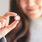 Fusion Sweets Starlight Peppermint Hard Candy - Bulk 1 Pound - Individually Wrapped - White with Red Stripes