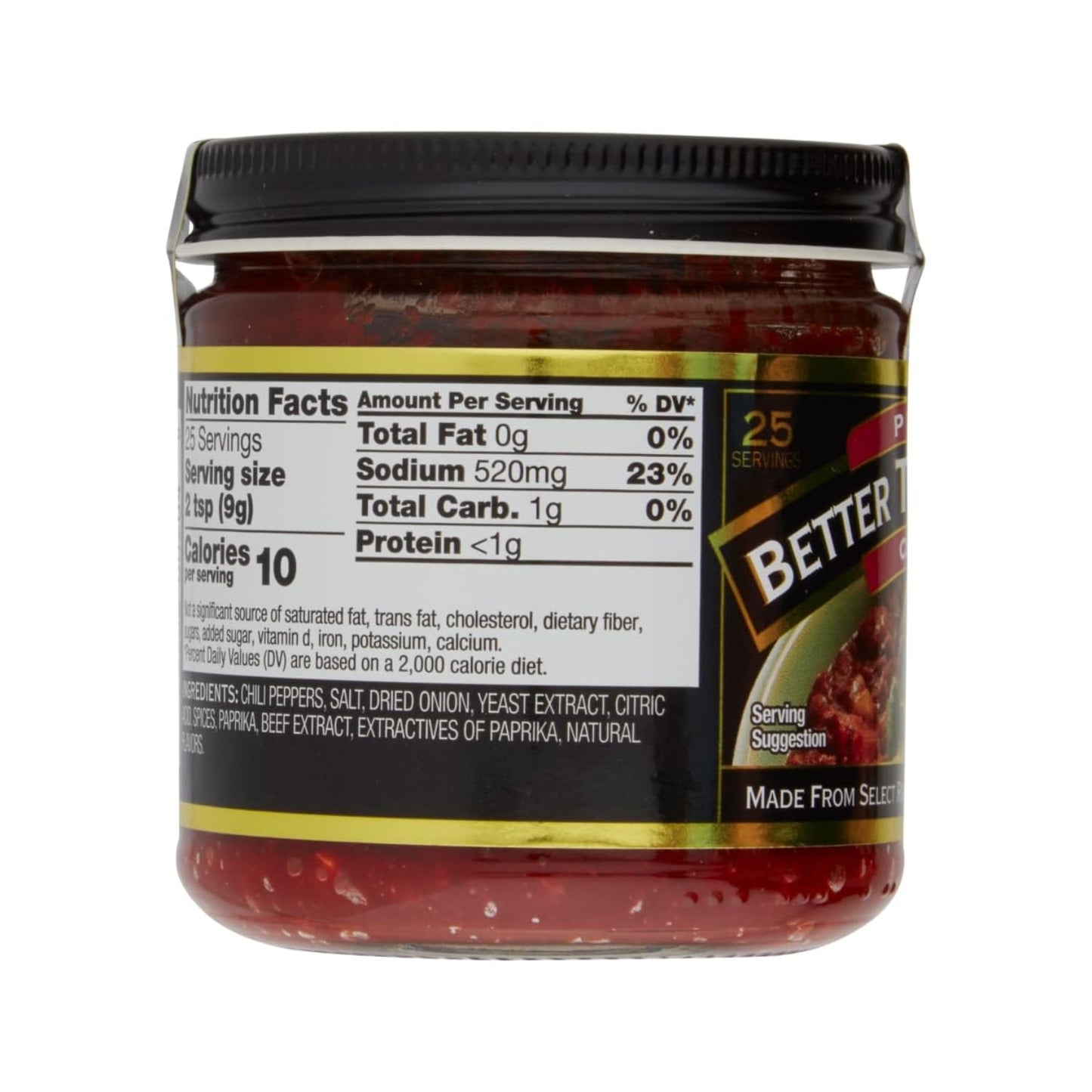 Better Than Bouillon Chili Base, Blendable Flavor, 8-Ounce Jar, Pack of 6