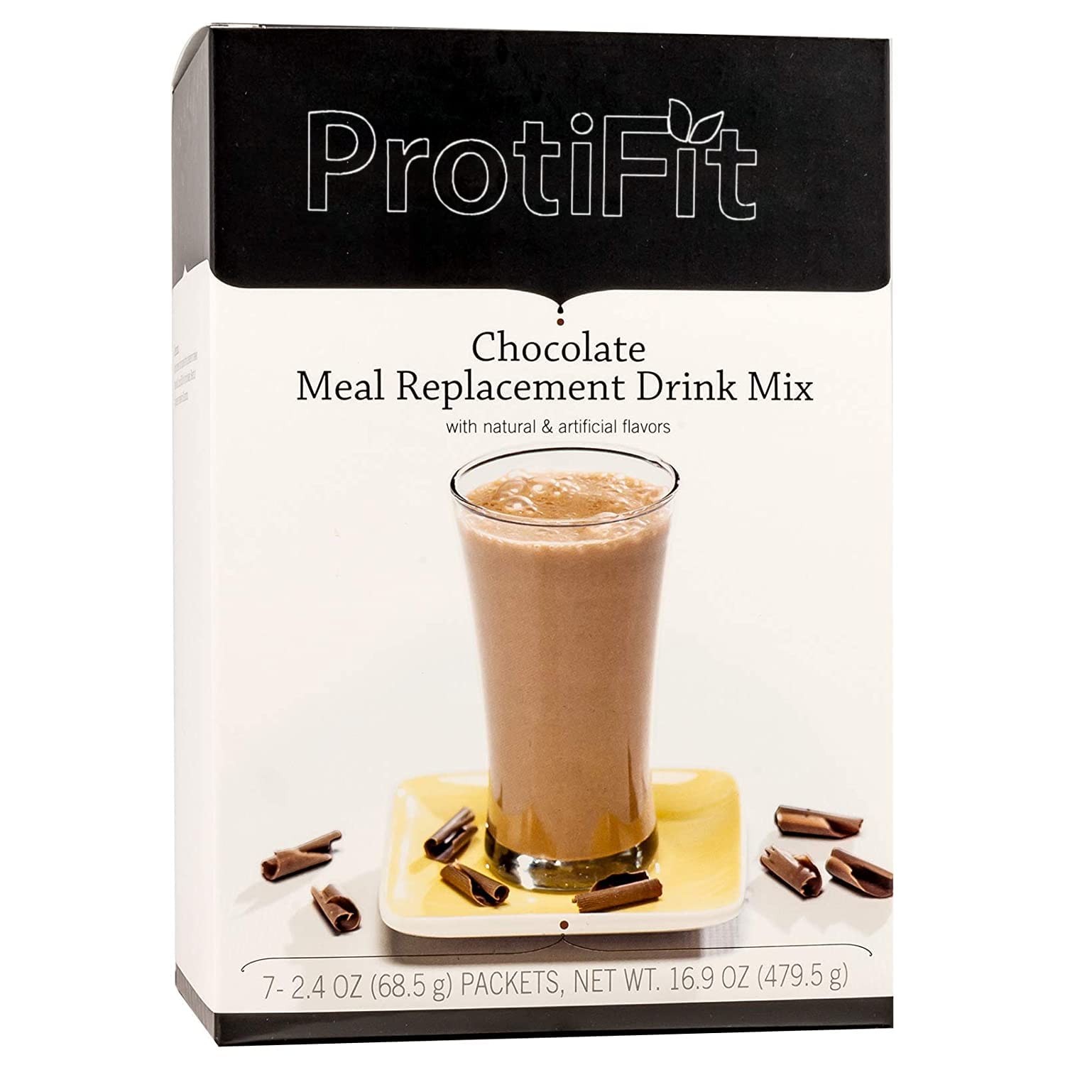 ProtiFit Very High Protein Meal Replacement Drink Mix, 35g Protein, Low Calorie, 7 Servings, Chocolate, 1.23 Ounce
