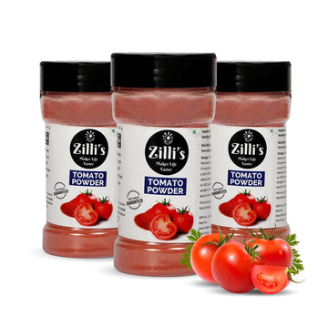 Zilli'S Tomato Powder Pack Of 3 - Tomato Powder For Cooking, Dressing, Skin, Face - Raw, Vegan, Gluten Free, Non Gmo - Salad Sea