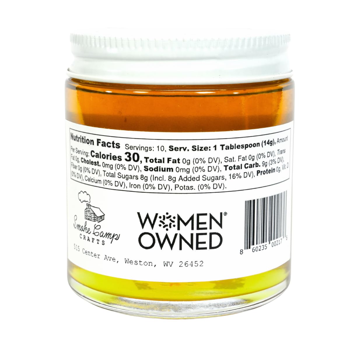 Smoke Camp Crafts - Dandelion Blossom Jelly, Gourmet Low Sugar Jelly, Homemade & All Natural Preserves, Small Jelly Jar, Vegan H