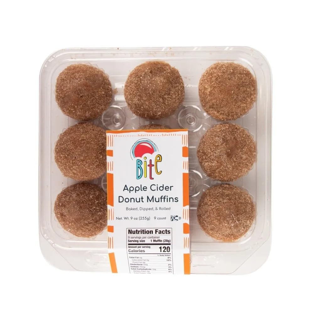 Generic Apple Cider Donut Muffins, 9 oz, 4 Pack