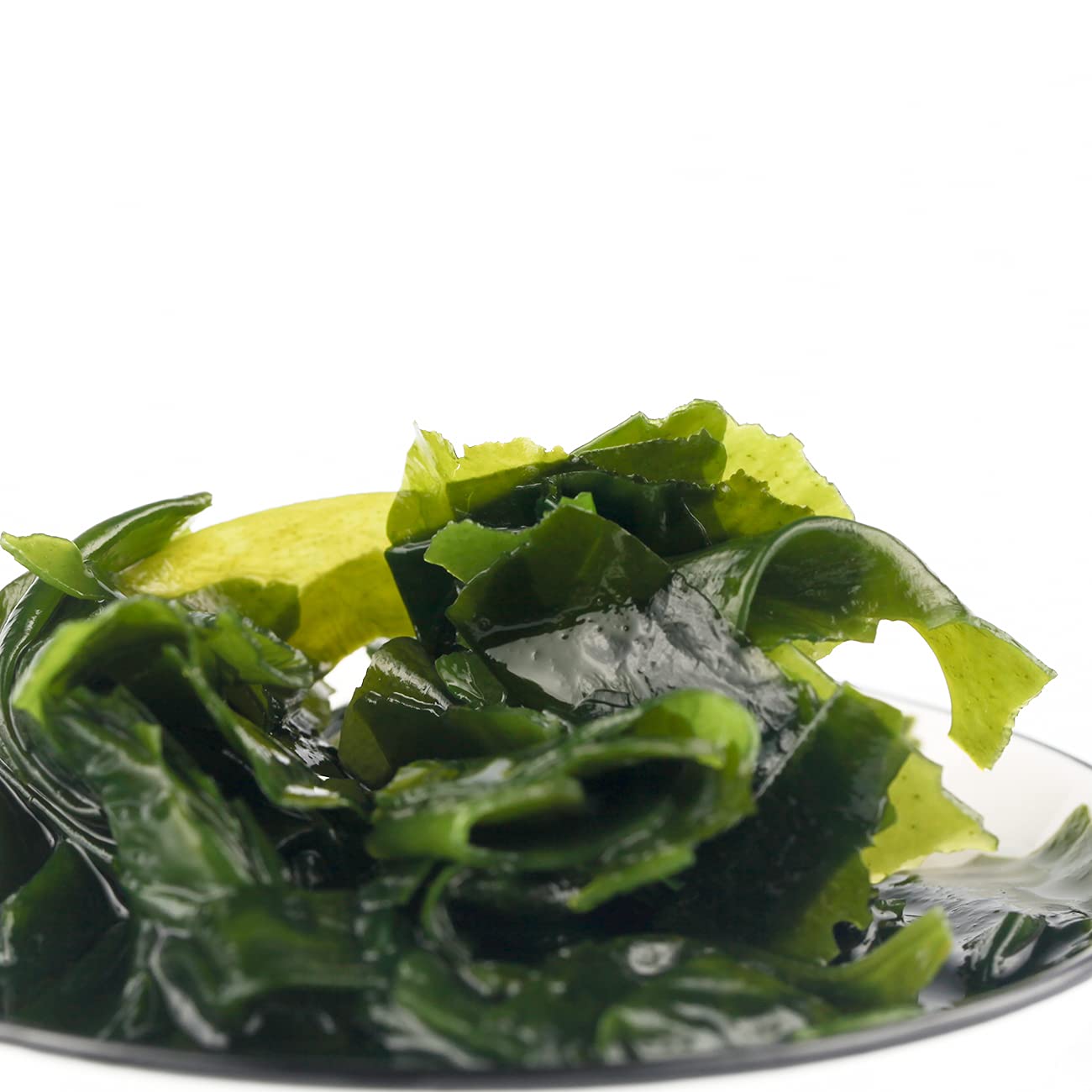 YUHO First-grade Wakame Raw Material, Hand-Harvested, Sun Dried Seaweed, Soft Texture, Mild Taste, HACCP certification 2.12 Oz B