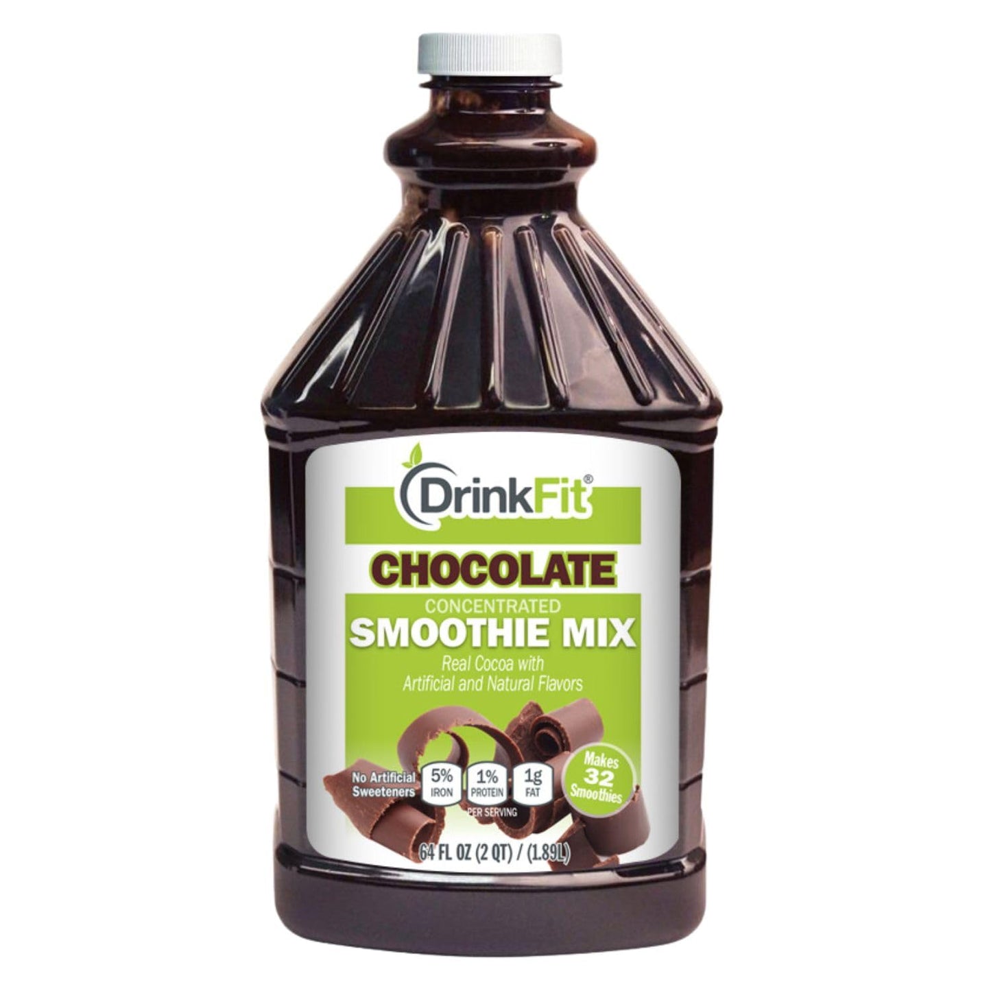 Drinkfit Chocolate Smoothie | Recovery Drink Mix  High Protein Meal Replacement  Gluten-Free  Lactose-Free  Non-Gmo  Vegan