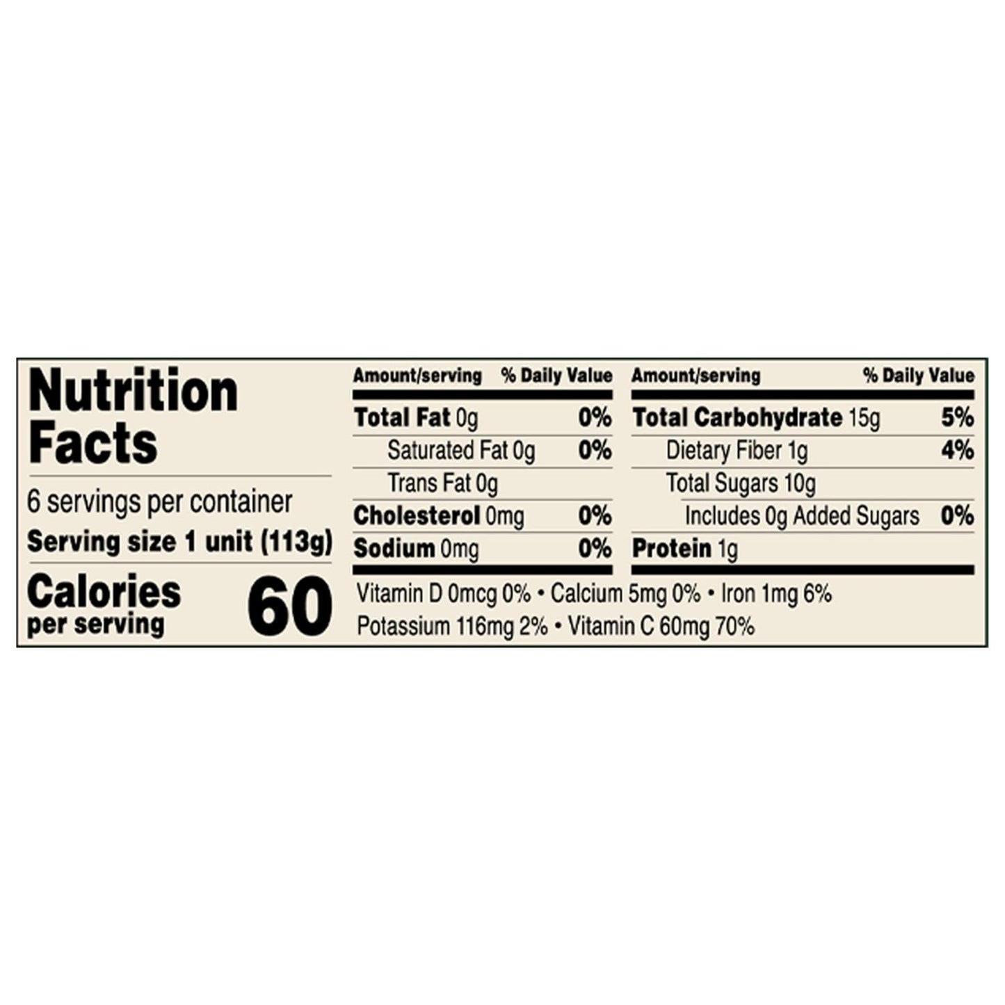 Tree Top No Sugar Added Organic Apple Sauce, 6 Count (Pack of 1)