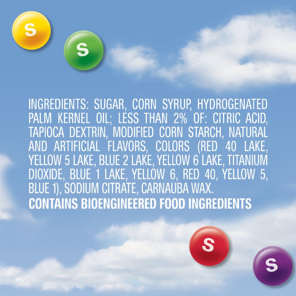SKITTLES Original Book of Awesome Chewy Christmas Candy Gift Box, 6.51oz Box (Pack of 12)