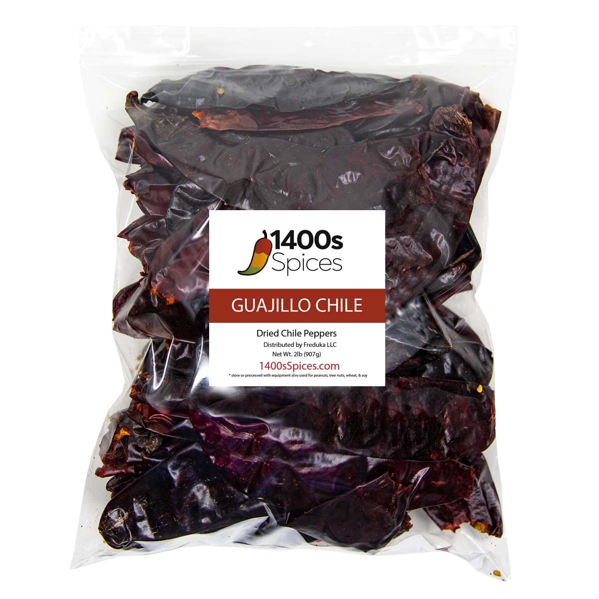 2lb Guajillo Stemless Chile Bulk, Food Service Size, Whole Dried Red Chile Seco Mexican Peppers, Chiles Descolados, Versatile In