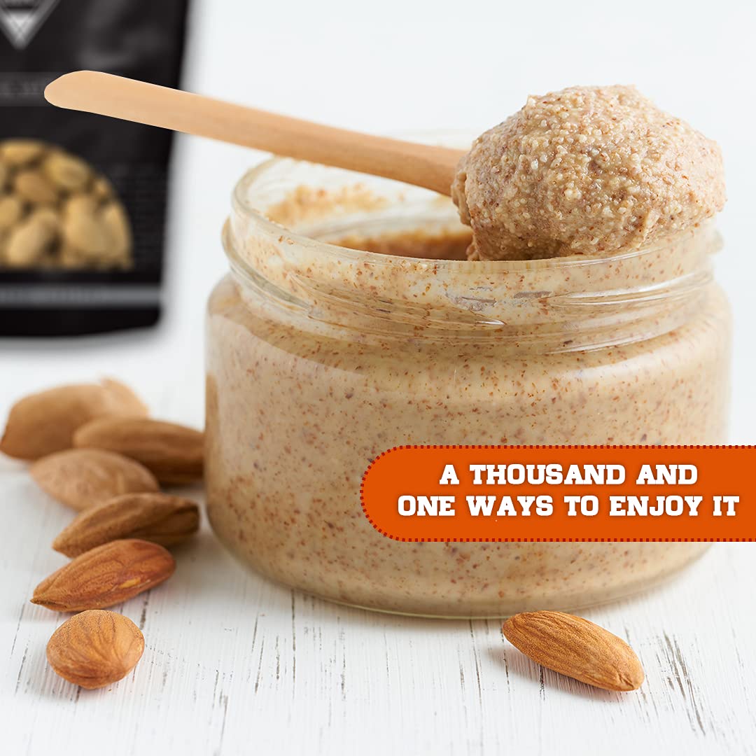 Presto Sales Raw Almonds in Shell, 64 oz. Resealable Pouch, Natural Snack for mature-themeds and Kids