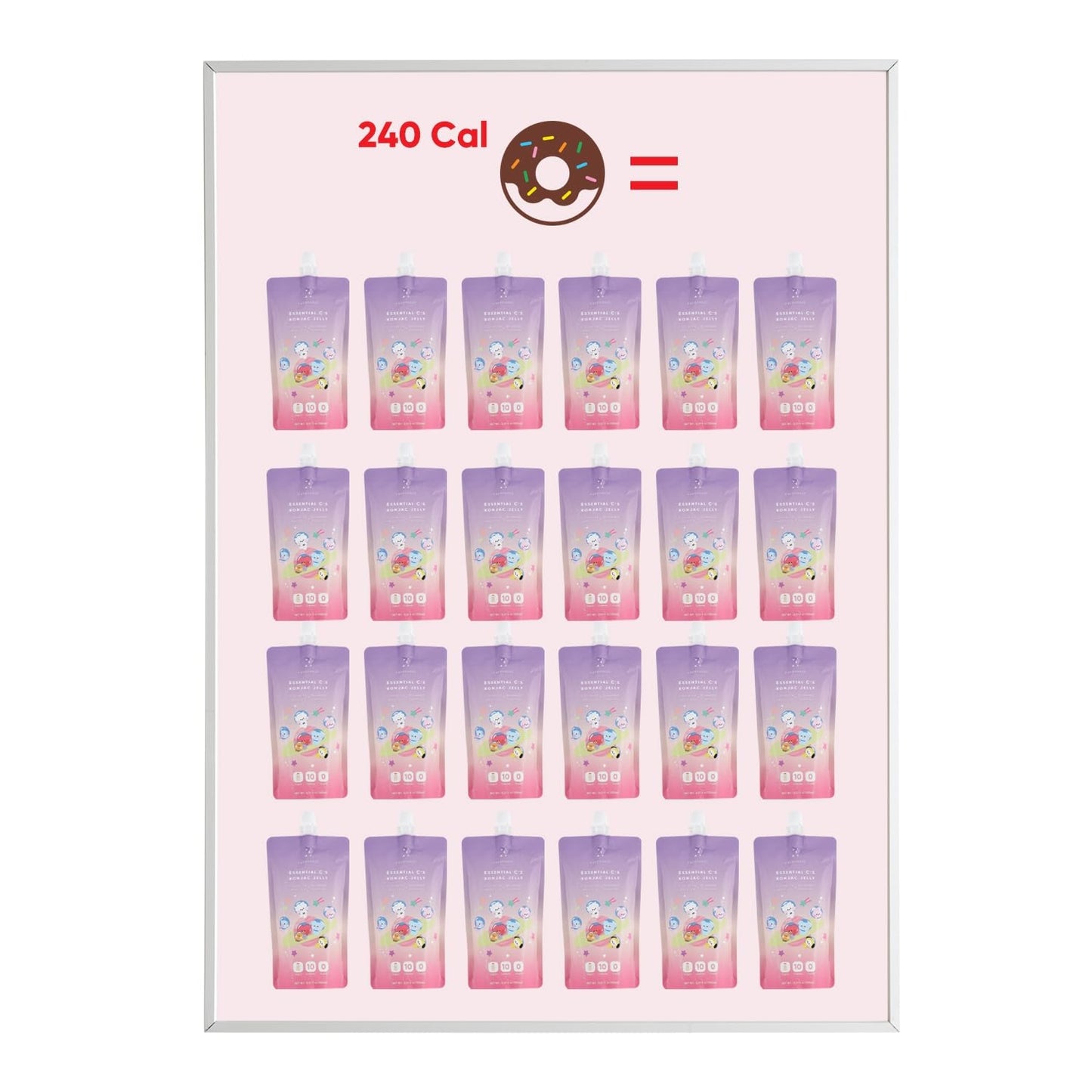 Everydaze Bt21 Essential Cs Konjac Jelly | Yogurt | Vegan Collagen Peptides And Vitamin C | Gluten Free, Sugar Free, Low Calorie