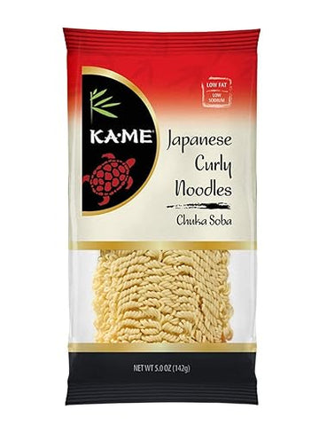 Ka-Me Noodles, Japanese Curly (Chuka Soba), 5 Ounce (Pack Of 12)