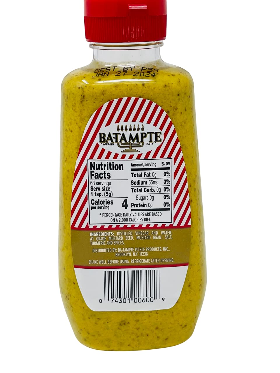 Ba Tampte Mustard, 12 Ounce (Pack Of 2)