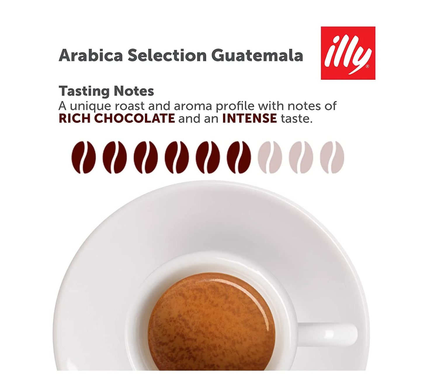 illy Coffee iperEspresso Capsules - Single-Serve Coffee Capsules & Pods - Single Origin Coffee Pods - Guatemala Bold Roast  Notes of Chocolate - For iperEspresso Capsule Machines - 21 Count