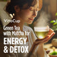 VitaCup Green Tea Instant Packets with Matcha, Moringa, B Vitamins, 10 Count, Vegan, Keto, Paleo