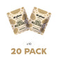 Drybox Dried White Mulberry Snacks 20 Pack | No Sugar Added Unsweetened Non-Gmo Gluten Free | Natural Mediterranean Dried Fruit