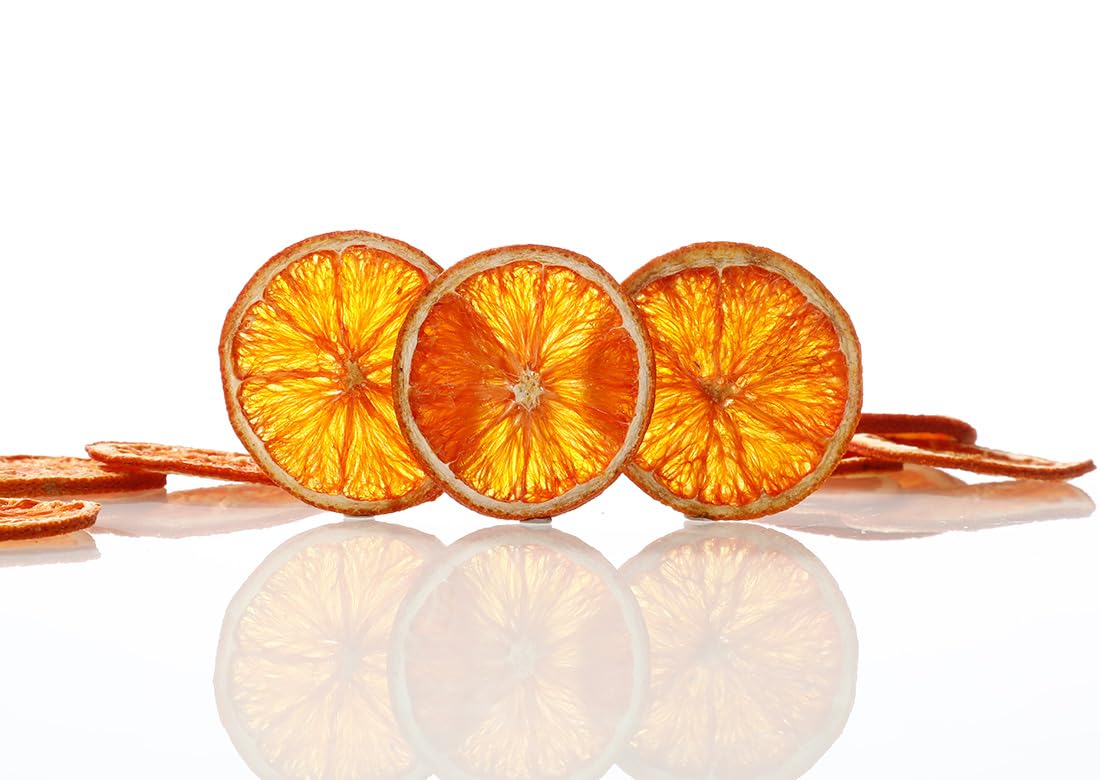 Premium Dried Blood Orange Slices,4.5Oz/128g,Dehydrated Blood Orange for Cocktails,NO Addtives & No Sugar Added.