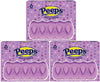 PEEPS Easter Marshmallow Chicks, Variety Pack, 10 Count (Assorted Flavors & Colors) (3 count, Purple Chicks Marshmallow)