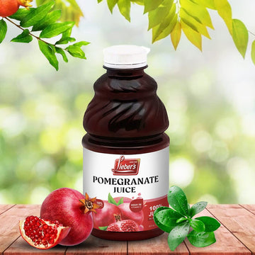 Liebers Pomegranate Juice - 32Fl Oz Pure And Natural Pomegranate Fruit Juice - No Added Sugar Or Preservatives - Natural Juice R